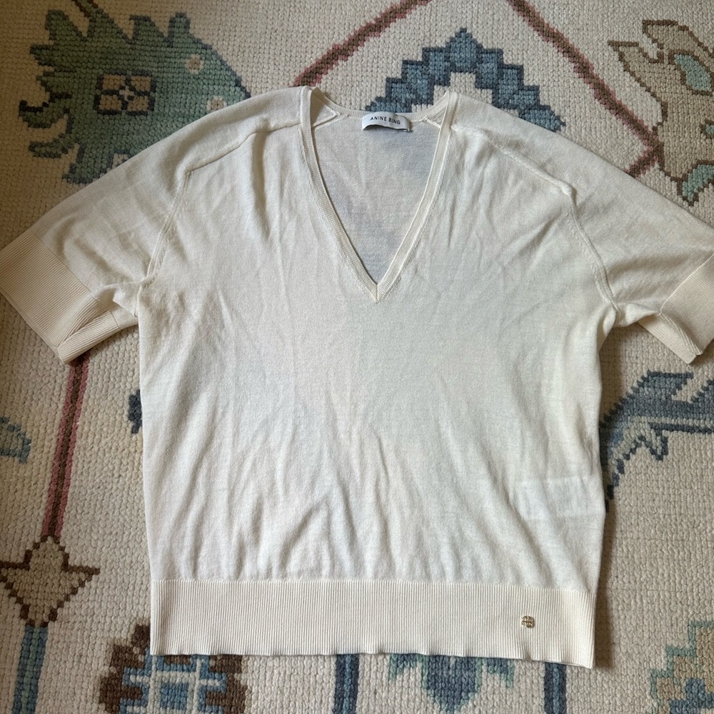 Anine Bing Cashmere Blend Tee